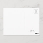 Langsames Essen Postkarte (Rückseite)