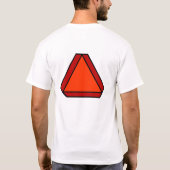 Langsames Fahrzeug T-Shirt (Rückseite)