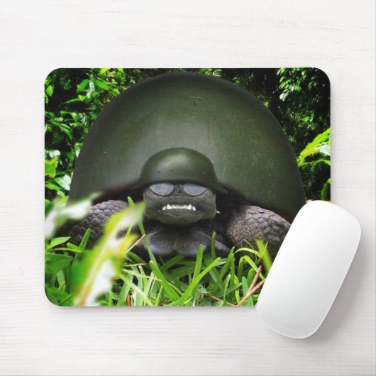 Langsames Kommando - Militärhelm Mousepad (Mit Mouse)