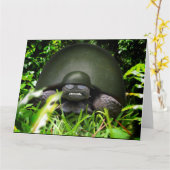 Langsames Kommando - Militärschildkröte Karte (Gelbe Blume)