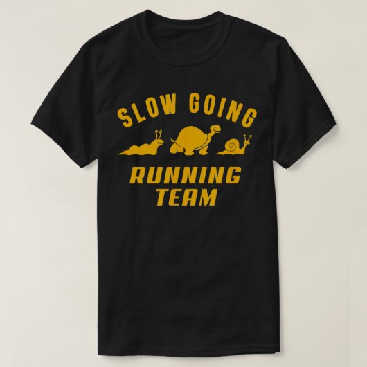 Langsames Laufteam T-Shirt (Design vorne)