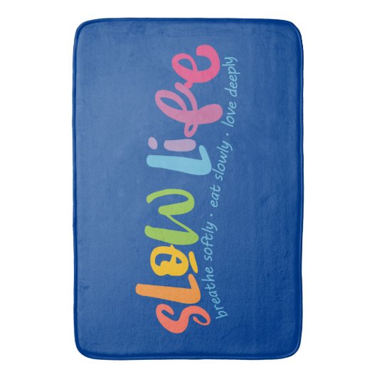 Langsames Leben Badematte (Vorderseite Vertikal)