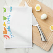 Langsames Leben Geschirrtuch (Viertel Falte)