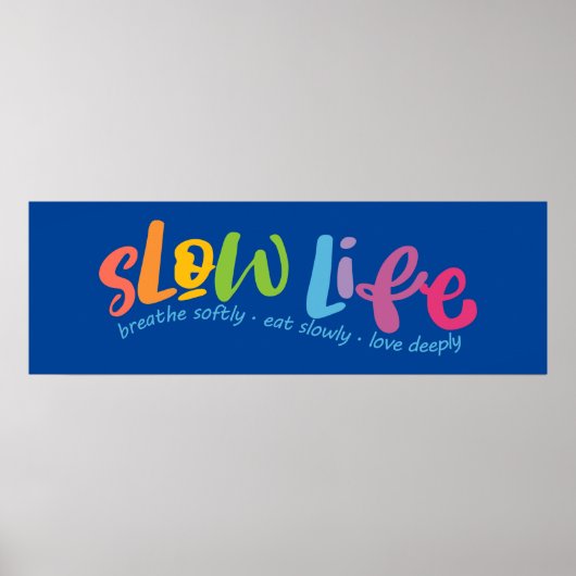 Langsames Leben Poster (Vorne)