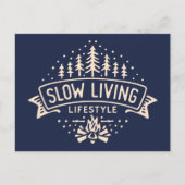 Langsames Leben Postkarte (Vorderseite)