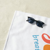 Langsames Leben Strandtuch (Beispiel)