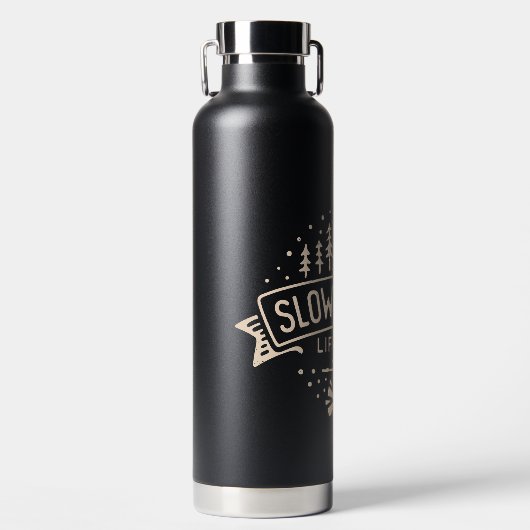 Langsames Leben Trinkflasche (Vorderseite)