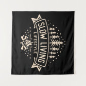 Langsames Leben Wandteppich (Vorderseite (Horizontal))