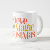 Langsames Lifestyle Design Jumbo-Tasse (Vorderseite Rechts)