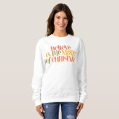 Langsames Lifestyle Design Sweatshirt (Vorne ganz)