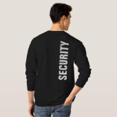 Langsames Schwarz-Weiß-Template - Sicherheit T-Shirt (Schwarz voll)