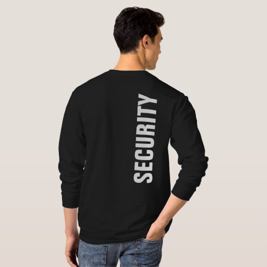 Langsames Schwarz-Weiß-Template - Sicherheit T-Shirt (Schwarz voll)