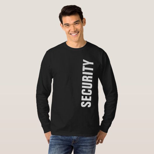Langsames Schwarz-Weiß-Template - Sicherheit T-Shirt (Vorne ganz)