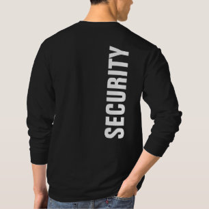 Langsames Schwarz-Weiß-Template - Sicherheit T-Shirt
