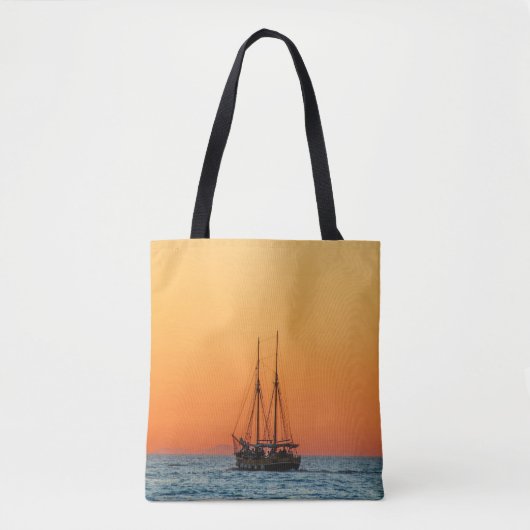 Langsames Segeln Sunset Boat Ride Tasche (Vorderseite)