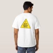 "Langsames sich bewegendes Pferd" Funny Yellow War T-Shirt (Schwarz voll)
