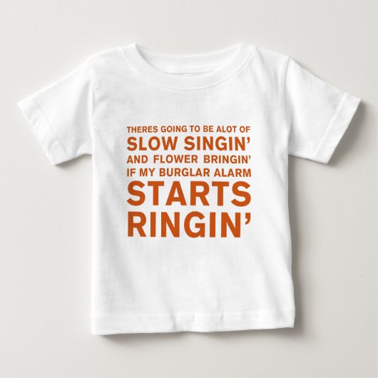 Langsames Singin Baby T-shirt (Vorderseite)