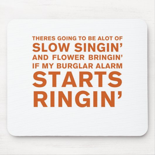 Langsames Singin Mousepad (Vorne)