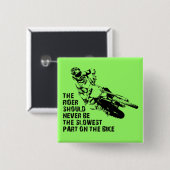 Langsames Teil Dirt Bike Motocross Button Abzeiche (Vorne & Hinten)