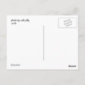 Langsames und stetiges Schildkartentablett Postkarte (Rückseite)