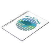 Langsames und stetiges Schildkröten Notizblock (Linke Seite)