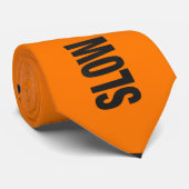 Langsames Vorsichtszeichen Krawatte (Gerollt)