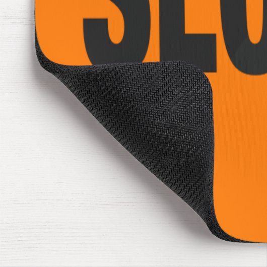 Langsames Vorsichtszeichen Mousepad (Ecke)