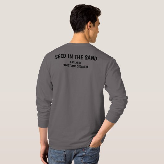 Langschläfer im Sand-T - Shirt (Schwarz voll)