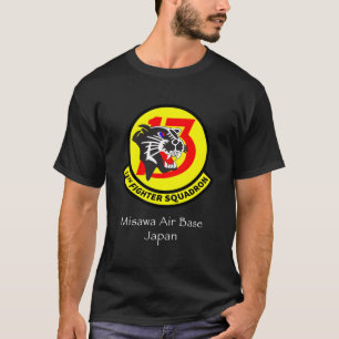 Langschläfer Misawa Luftbasis 13. Kämpfer Squadron T-Shirt