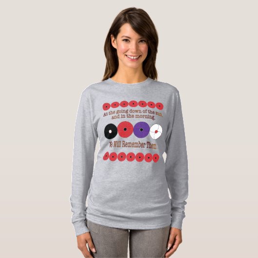 Langschläfer Mohn T - Shirt (Vorne ganz)