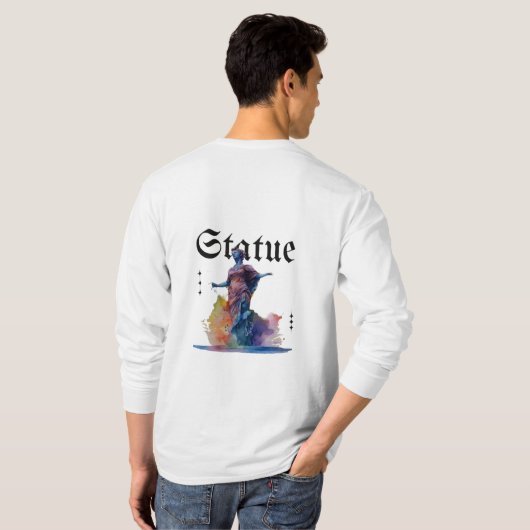 Langschläfer-T - Shirt (Schwarz voll)