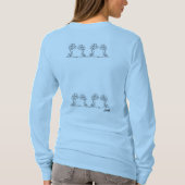 Langschläfer T - Shirt : Frühlingsblumen (Rückseite)