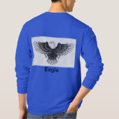 "Langschläfer-T - Shirt mit Eagle Tattoo Desi (Rückseite)