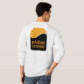 Langschläfer, weiß T-Shirt (Schwarz voll)