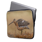 Langschnabel-Dowitcher Laptopschutzhülle (Vorderseite Links)