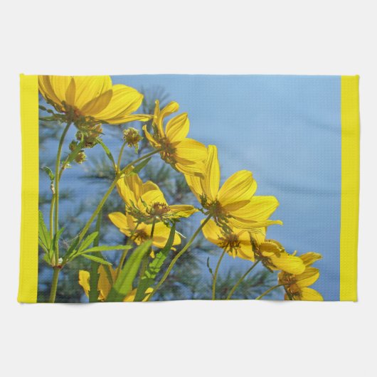 Langschnabelblume Wildblume Handtuch (Horizontal)