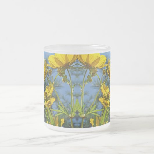 Langschnabelblume Wildblume Mattglastasse (Mittel)