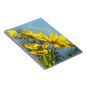 Langschnabelblume Wildblume Notizblock (Rechte Seite)