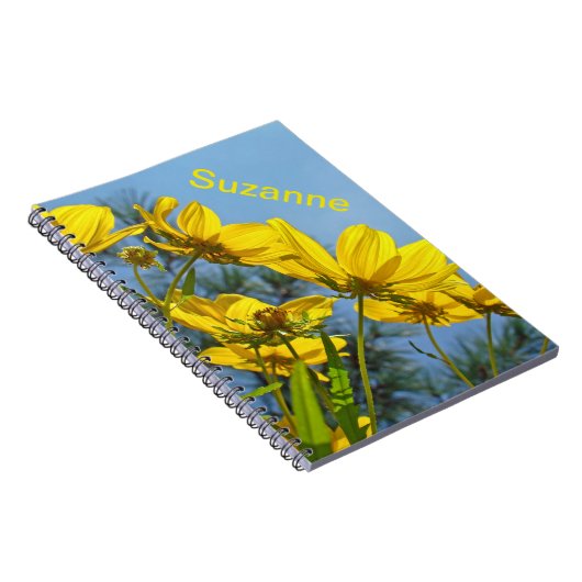 Langschnabelblume Wildblume Notizblock (Rechte Seite)