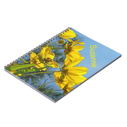 Langschnabelblume Wildblume Notizblock (Linke Seite)