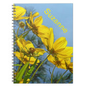 Langschnabelblume Wildblume Notizblock (Vorderseite)