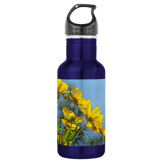 Langschnabelblume Wildblume Trinkflasche (Vorderseite)