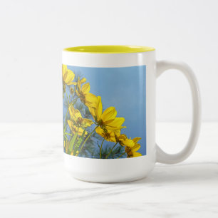 Langschnabelblume Wildblume Zweifarbige Tasse