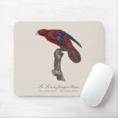 Langschwanz-Lori, Trichoglossus borneus Mousepad (Mit Mouse)