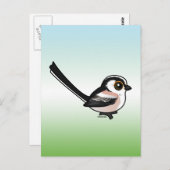 Langschwanz Postkarte (Vorne/Hinten)