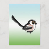 Langschwanz Postkarte (Vorderseite)