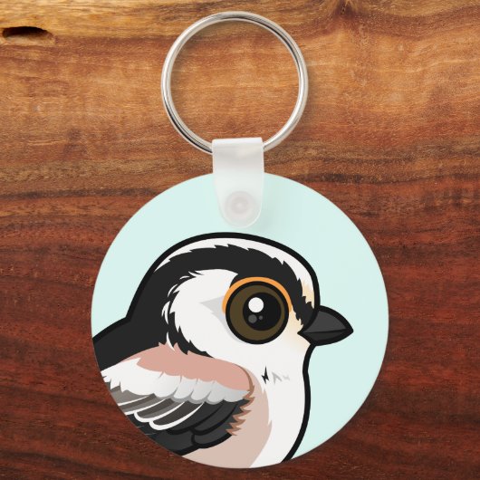 Langschwanz Schlüsselanhänger (Rückseite)