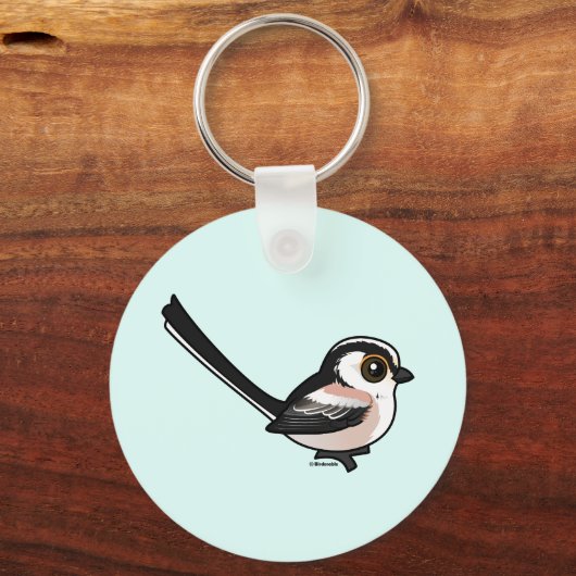 Langschwanz Schlüsselanhänger (Vorderseite)