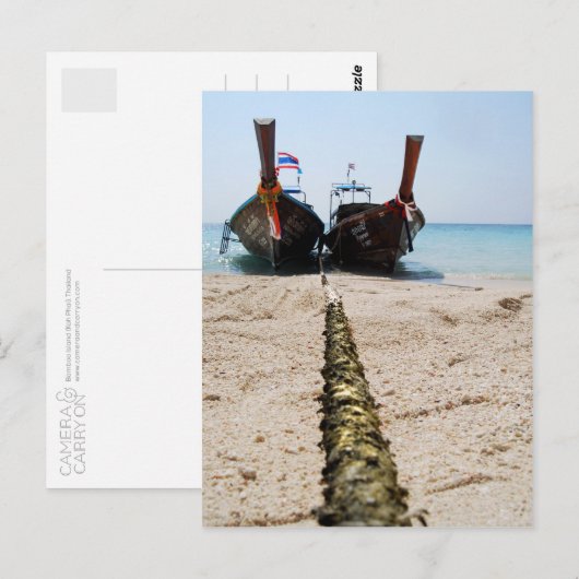 Langschwanzboote POSTCARD Postkarte (Vorne/Hinten)