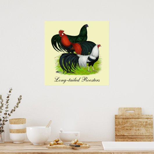 Langschwanztrio Poster (Küche)